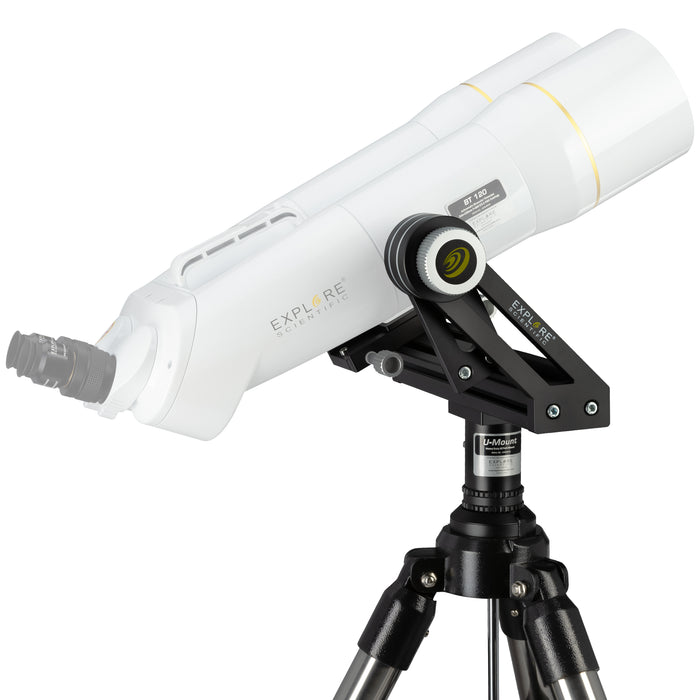U-mount with tripod for large binoculars
