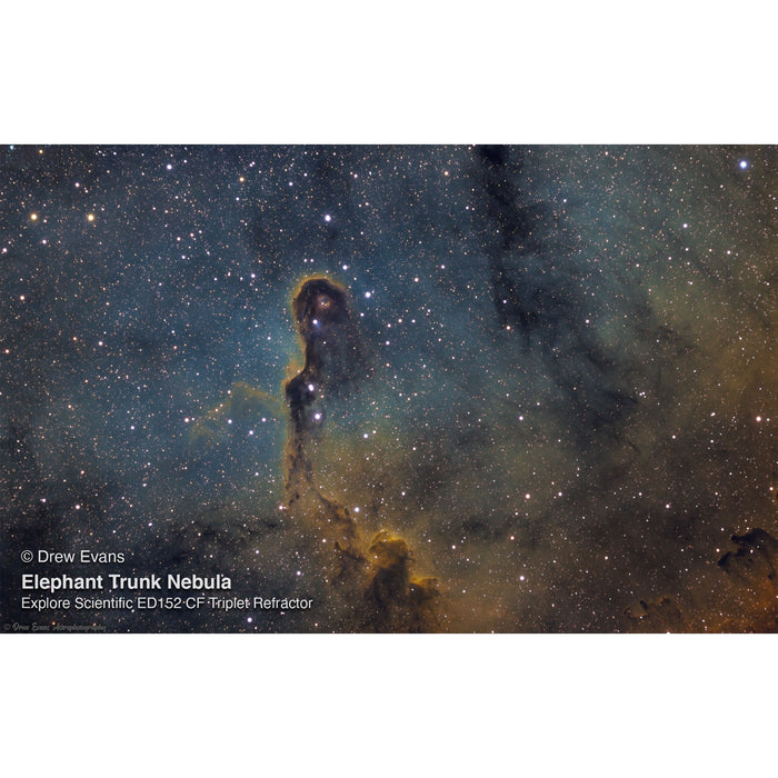 Explorez le télescope de triplet ED152 ED152 en fibre de carbone - TED15208CF-HEX33