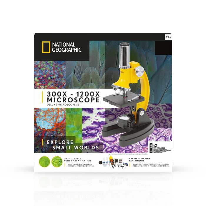 National Geographic 300x-1200x-Mikroskop mit Hardfall