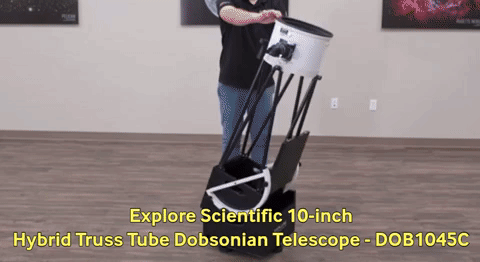 Esplora il tubo scientifico da 10 pollici tubo di capriata Dobsonian Telescope - DOB1045C